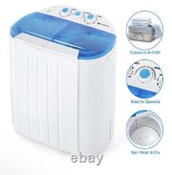 Machine à laver portable à double cuve capacité 5 kg et combo essoreuse
