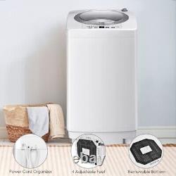 Machine à laver portable compacte 2-en-1 avec capacité de lavage/essorage automatique complet de 3,5 kg.