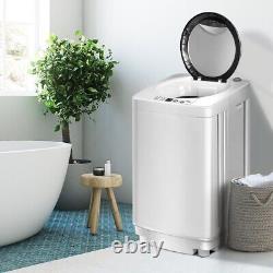 Machine à laver portable compacte 2 en 1 avec laveuse/essoreuse automatique à chargement de 3,5 kg.