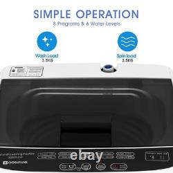 Machine à laver portable entièrement automatique Mini lave-linge/essoreuse pour linge 3,5 kg