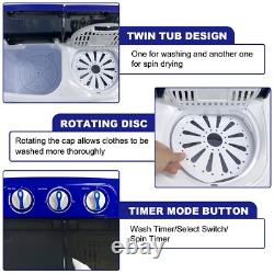 Machine à laver portable mini, lave-linge compact pour vêtements 3,6 kg