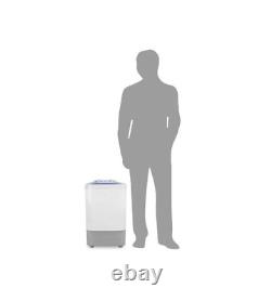 OneConcept SG002 Machine à laver portable haute efficacité 2,8 kg blanche