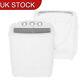 Portable Compact Mini Twin Tub Washing Machine Home Washer Spin Dryer 8.4kg