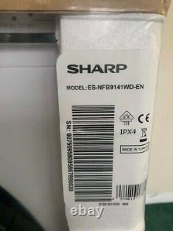 Sharp Machine De Lavage Autonome 9kg 1400rpm Laver Rapide Esnfb9141wden Blanc