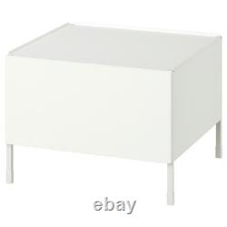 Support pour lave-linge et sèche-linge Ikea blanc, meuble de rangement pour buanderie