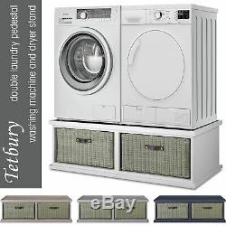 Pied de machine à laver amovible, pied de machine à laver réglable, 41-64  cm, base de sèche-linge, réfrigérateur, capacité de charge élevée