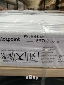 Tout Neuf Coffret Hotpoint Fml842k 8 KG Machine À Laver, 1400 Spin, A ++, Noir